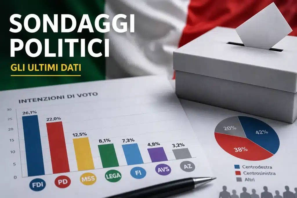 Vannacci sondaggi agosto 2026: Futuro Nazionale all'8% nel grafico delle intenzioni di voto