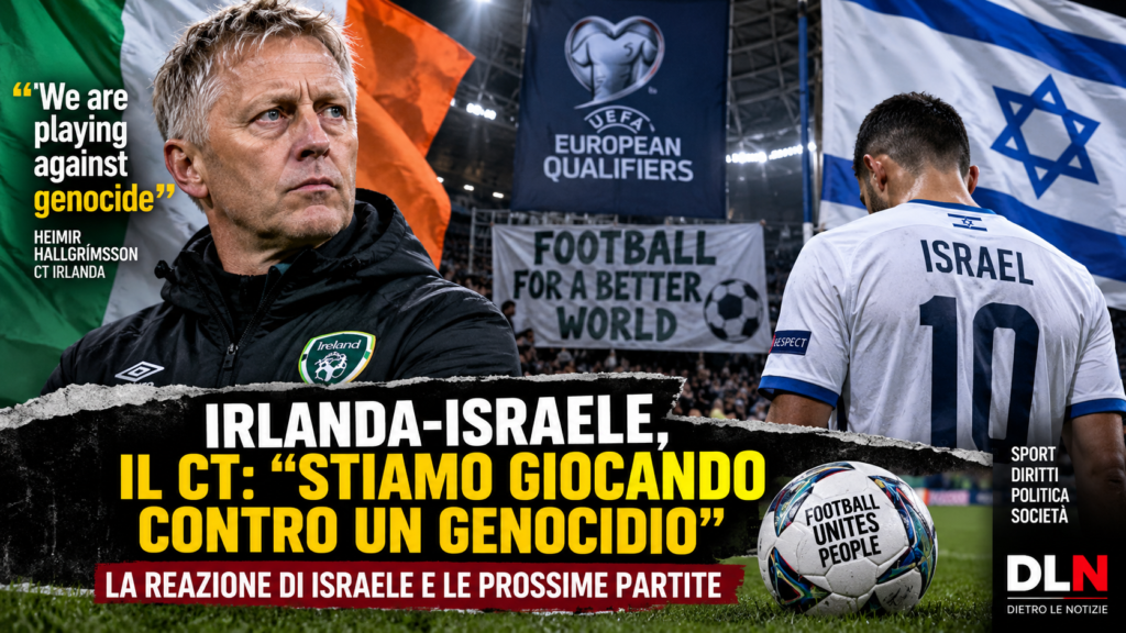 Irlanda Israele, il ct Heimir Hallgrímsson e la sfida di Nations League contro il genocidio a Gaza
