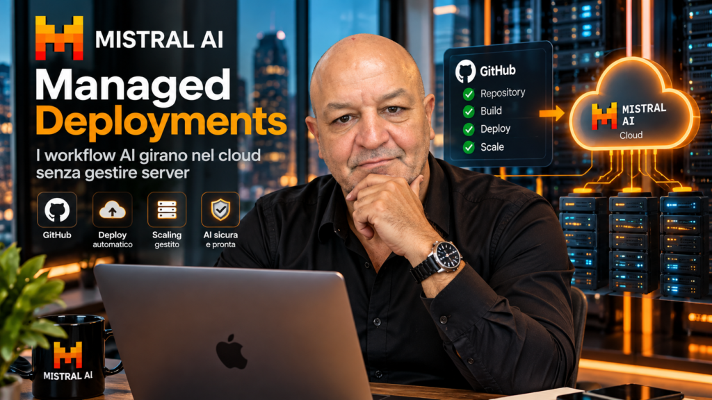 Mohamed Bourbiza presenta Mistral Managed Deployments per i workflow AI nel cloud